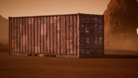 abandoned-shipping-container-in-the-desert